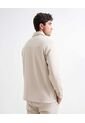 Camisa Para Hombre Manga Larga  Color Beige Marca Seven Seven #45012089 de Seven Seven