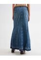 Falda Para Mujer Largo Color Azul Medio Marca Seven Seven #28140893 de Seven Seven