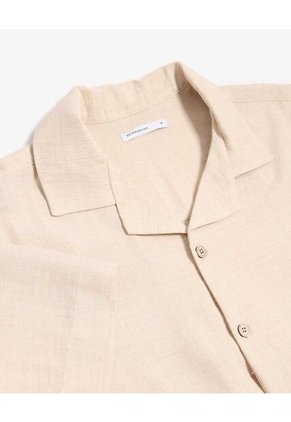 Camisa Resort Rustica  Para Hombre Arena Seven Seven