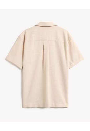 Camisa Resort Rustica  Para Hombre Arena Seven Seven