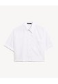 Blusa Camisera Boxy  Para Mujer Blanco Seven Seven de Seven Seven