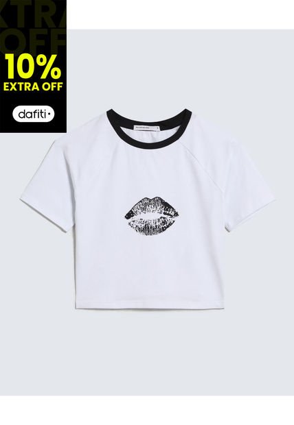 Camiseta Para Mujer M/C Marca Seven Color Blanco #28096170