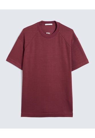 Camiseta Para Hombre Manga Corta Cuello Redondo Color Vino Marca Seven Seven #45092719 Seven Seven