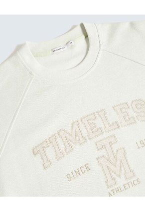 Camiseta Para Hombre Manga Corta Cuello Redondo Color Hueso Marca Seven Seven #45092720