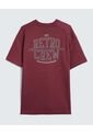 Camiseta Para Hombre Manga Corta Cuello Redondo Color Vino Marca Seven Seven #45092719 de Seven Seven