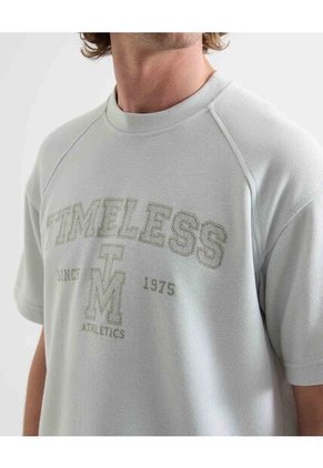 Camiseta Para Hombre Manga Corta Cuello Redondo Color Hueso Marca Seven Seven #45092720