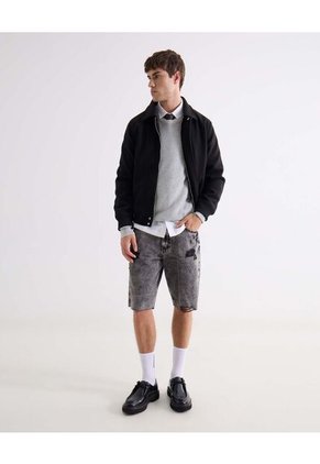 Camisa Para Hombre Manga Corta Sin Bolsillo Cuello Casual M Color Crudo Marca Seven Seven #45012221