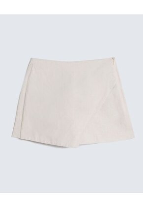 Falda Para Mujer Corto Color Avena Marca Seven Seven #28140908