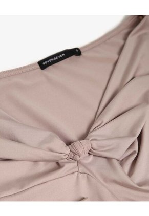 Camiseta Para Mujer Manga Larga Moda Color Café Marca Seven Seven #28096339