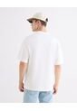 Camiseta Oversize Básica  Para Hombre Blanco Seven Seven de Seven Seven