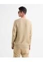 Saco Para Hombre Cuello Redondo Color Beige Marca Seven Seven #45330239 de Seven Seven