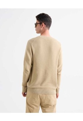 Saco Para Hombre Cuello Redondo Color Beige Marca Seven Seven #45330239