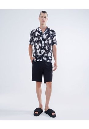 Bermuda Para Hombre  Color Negro Marca Seven Seven #45100675