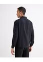 Camisa Para Hombre Manga Larga Sin Bolsillo Cuello Casual M Color Negro Marca Seven Seven #45012197 de Seven Seven