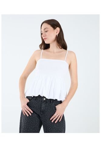 Camiseta Para Mujer Manga Sisa Color Crudo Marca Seven Seven #28096149 Seven Seven