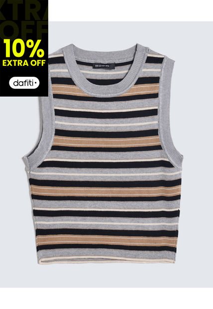Camiseta Para Mujer M/S Seven Color Gris #28096037