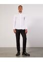 Camisa Cuello Gales  Para Hombre Blanco Seven Seven de Seven Seven