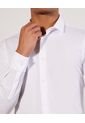Camisa Cuello Gales  Para Hombre Blanco Seven Seven de Seven Seven