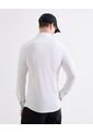 Camisa Cuello Gales  Para Hombre Blanco Seven Seven de Seven Seven