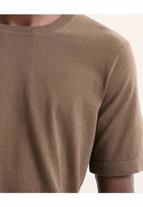 Camiseta Para Hombre Manga Corta Cuello Redondo Color Verde Marca Seven Seven #45092700