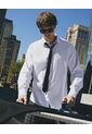 Camisa Cuello Gales  Para Hombre Blanco Seven Seven de Seven Seven