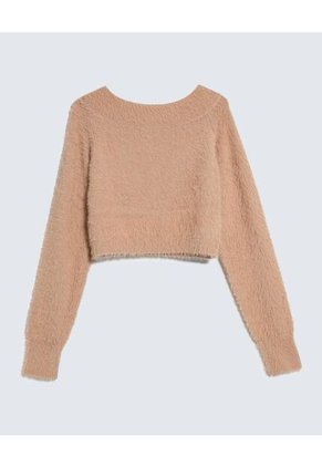 Saco Para Mujer Cuello V Color Camel Marca Seven Seven #28330661