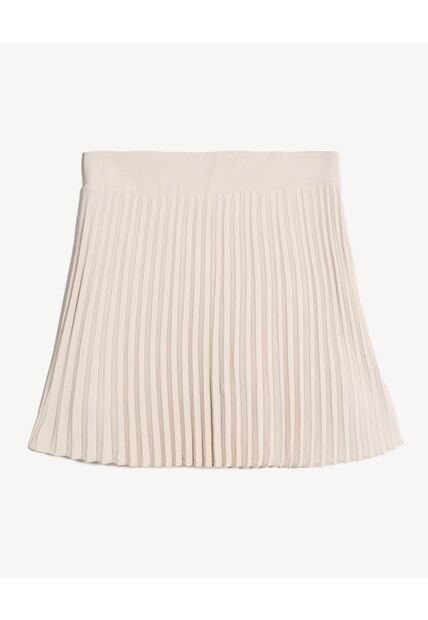 Falda  Para Mujer Corto Color Beige Marca Seven Seven #28140982