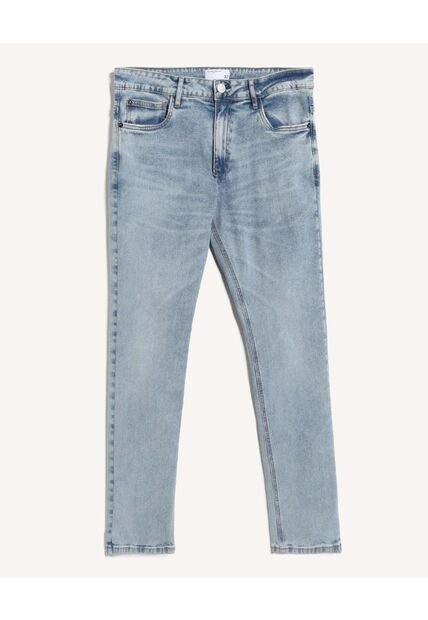 Jean Slim Tono Azul Claro  Para Hombre Azul Seven Seven