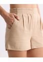 Short Para Mujer Multiusos Plano Color Camel Marca Seven Seven #28191115 de Seven Seven
