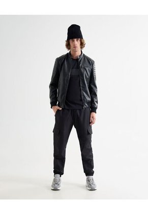 Camiseta Para Hombre Manga Corta Cuello Redondo Color Negro Marca Seven Seven #45092748