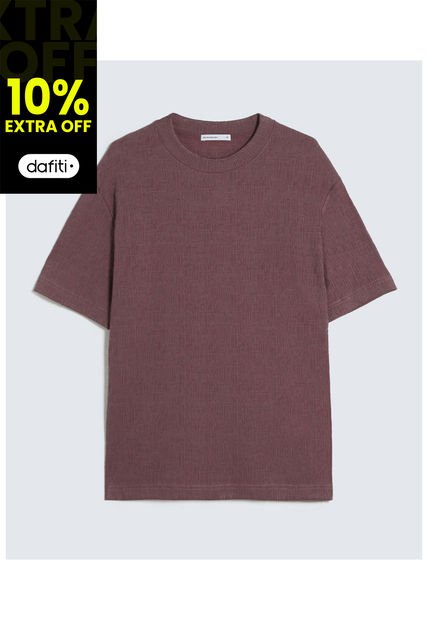 Camiseta Para Hombre Manga Corta Color Morado Marca Seven Seven #45092606