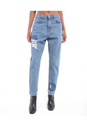 Jean Para Mujer Mom Color Azul  Marca Seven Seven #28160755