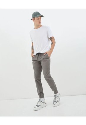 Camiseta Básica Cuello Redondo  Para Hombre Blanco Seven Seven