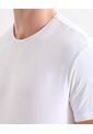 Camiseta Básica Cuello Redondo  Para Hombre Blanco Seven Seven de Seven Seven