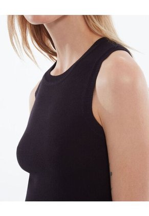 Camiseta Para Mujer Manga Sisa Cuello Redondo Color Negro Marca Seven Seven #28095505