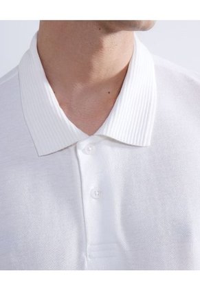 Polo Para Hombre Cuello Tejido  Color Marfil Marca Seven Seven #45110812