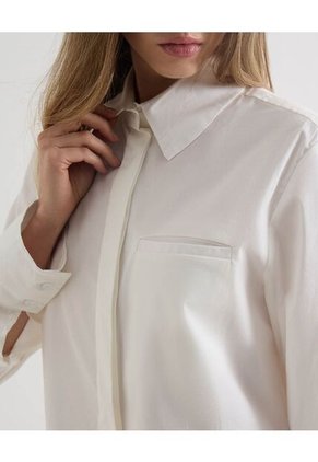 Blusa Para Mujer Manga Larga Color Crudo Marca Seven Seven #28124100