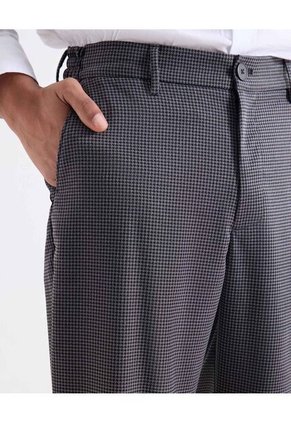 Pantalón Trouser Straigth  Para Hombre Gris Seven Seven
