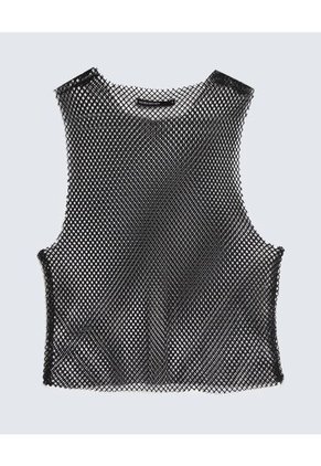 Camiseta Para Mujer Manga Sisa Color Negro Marca Seven Seven #28096003