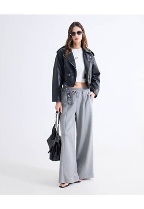 Chaqueta Para Mujer Pu Color Negro Marca Seven Seven #28080991