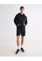 Hoodie Deportivo  Para Hombre Negro Seven Seven de Seven Seven