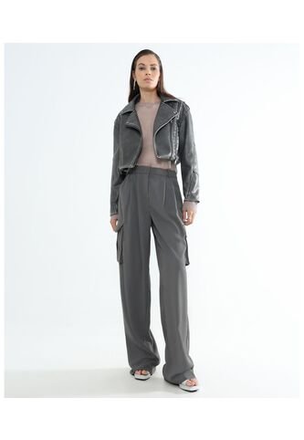 Pantalon Para Mujer  Color Gris Oscuro Marca Seven Seven #28071813 Seven Seven