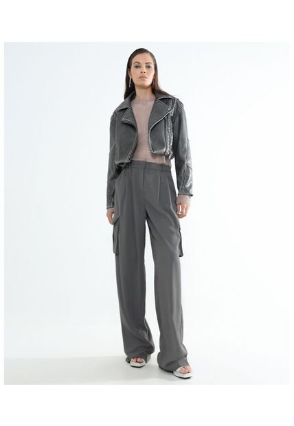 Pantalon Para Mujer  Color Gris Oscuro Marca Seven Seven #28071813