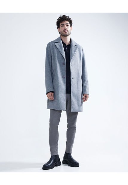 Chaqueta Para Hombre Abrigo Color Gris  Marca Seven Seven #45080426