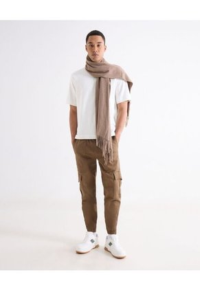Camiseta Oversize De Tejido Suave  Para Hombre Marfil Seven Seven