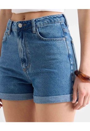 Short Para Mujer  Color Azul Medio Marca Seven Seven #28190965