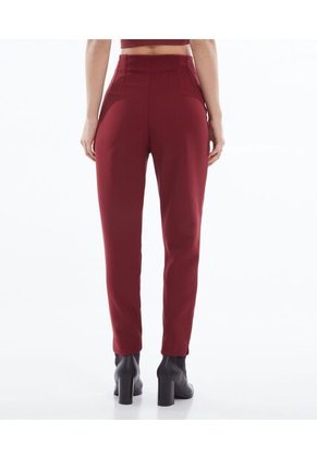 Pantalón Casual  Para Mujer Vino Seven Seven