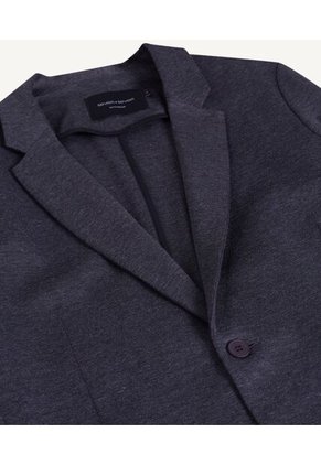 Blazer Desestructurado Con Botón   Para Hombre Negro Seven Seven