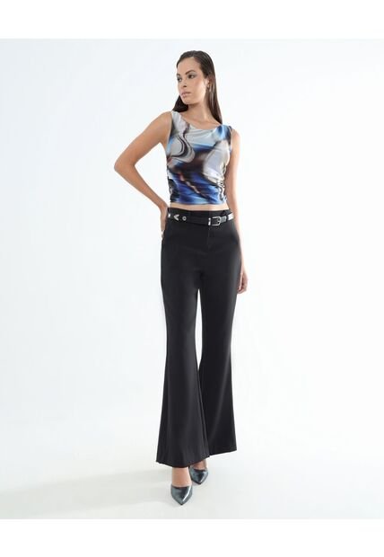 Pantalon Para Mujer  Color Negro Marca Seven Seven #28071812