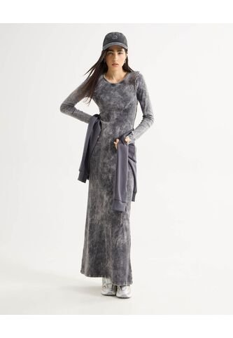 Vestido Para Mujer Manga Larga Color Gris Marca Seven Seven #28171311 Seven Seven